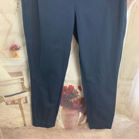 NEW Everlane Cotton Stretch Side Zip Trousers in Navy - Picture 6 of 10